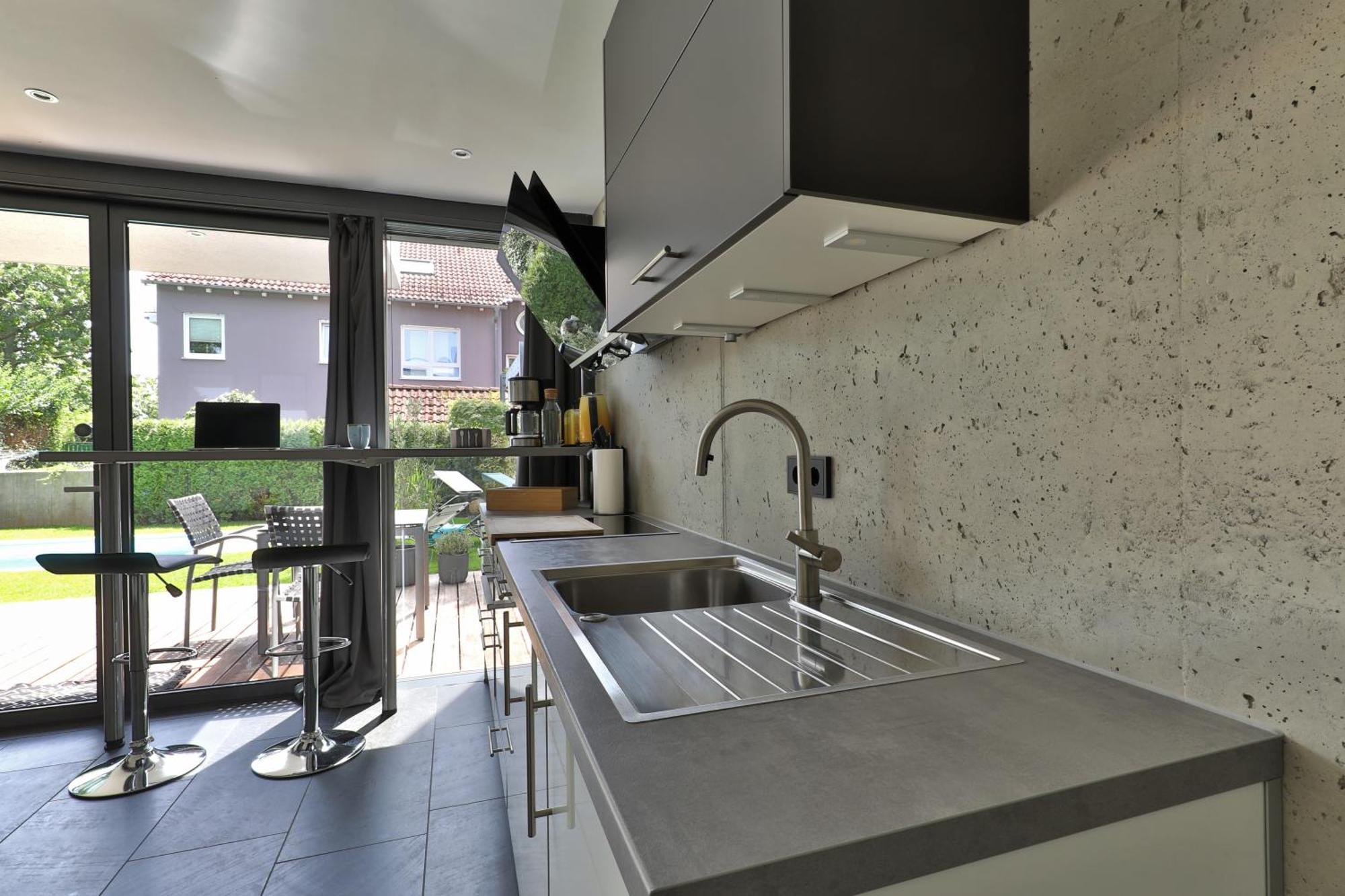 Modernes Studio-Apartment Gersthofen Extérieur photo