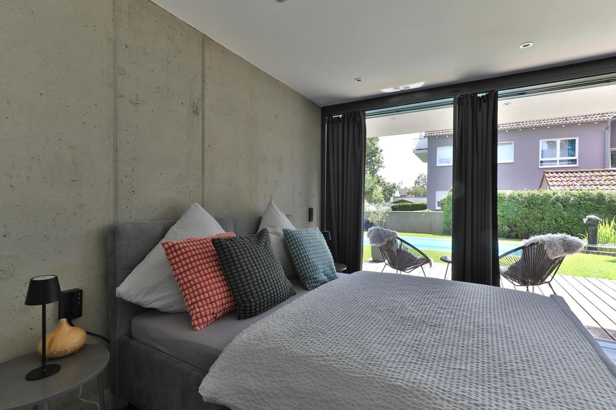 Modernes Studio-Apartment Gersthofen Extérieur photo