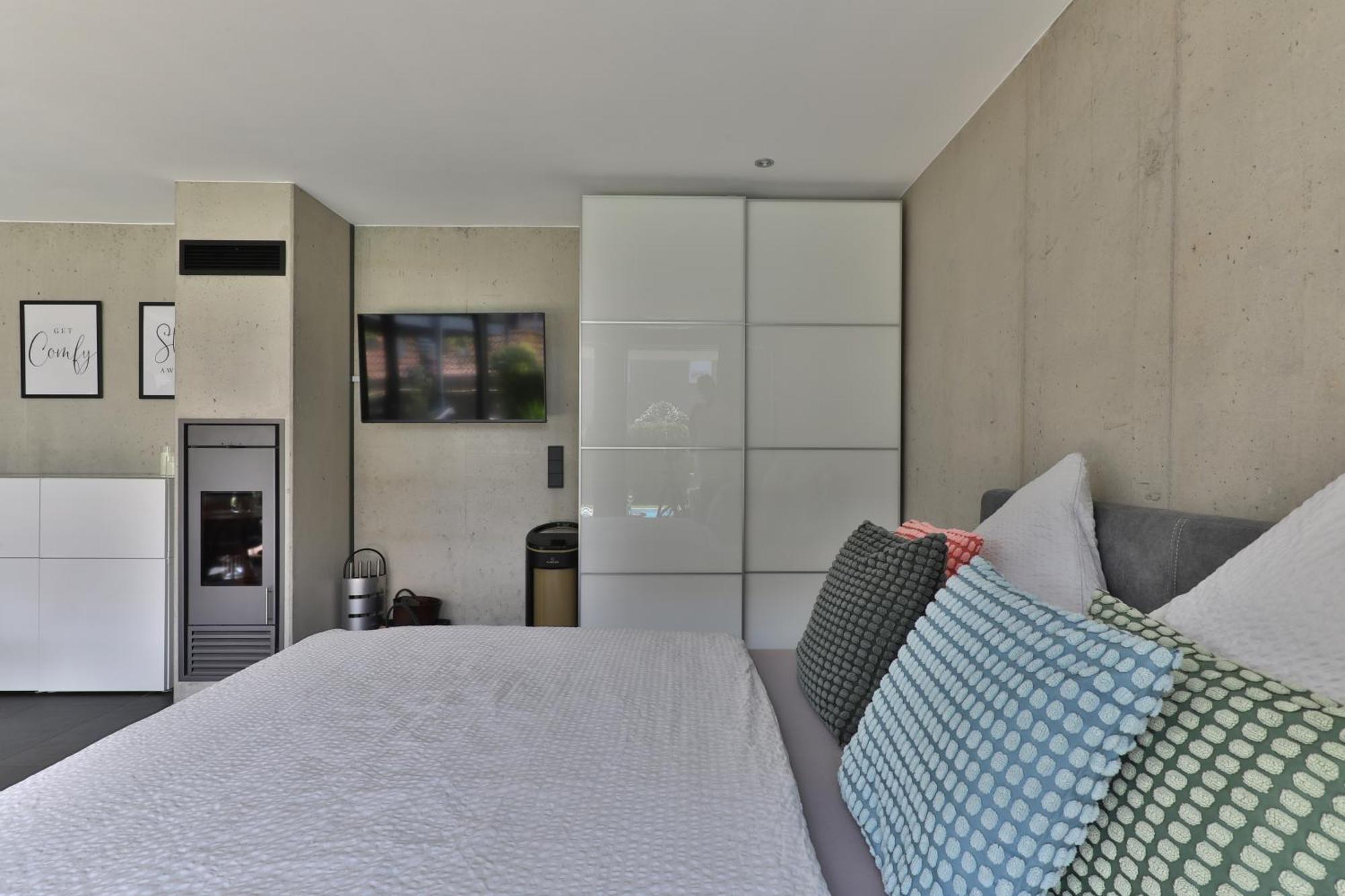 Modernes Studio-Apartment Gersthofen Extérieur photo