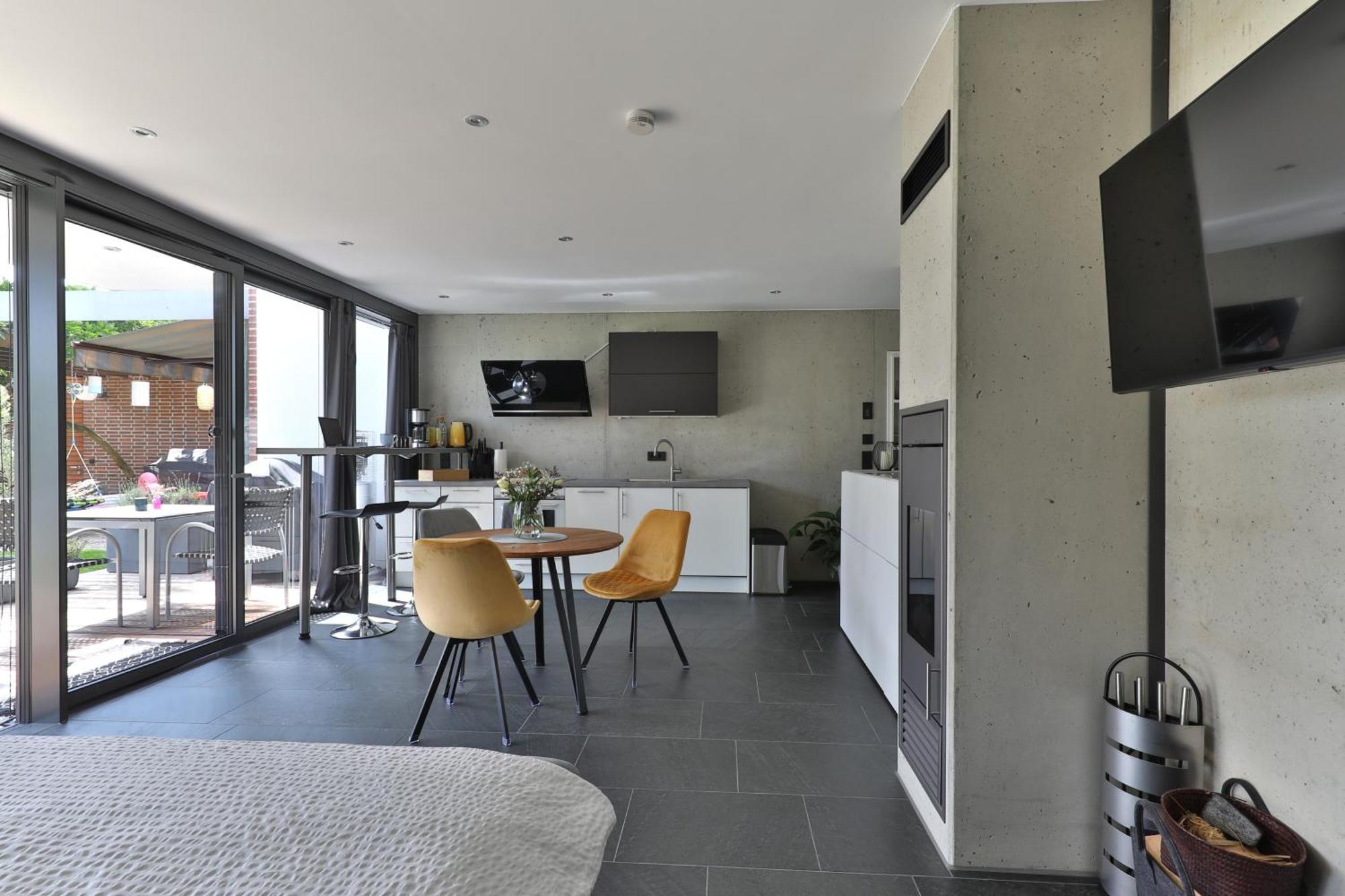 Modernes Studio-Apartment Gersthofen Extérieur photo